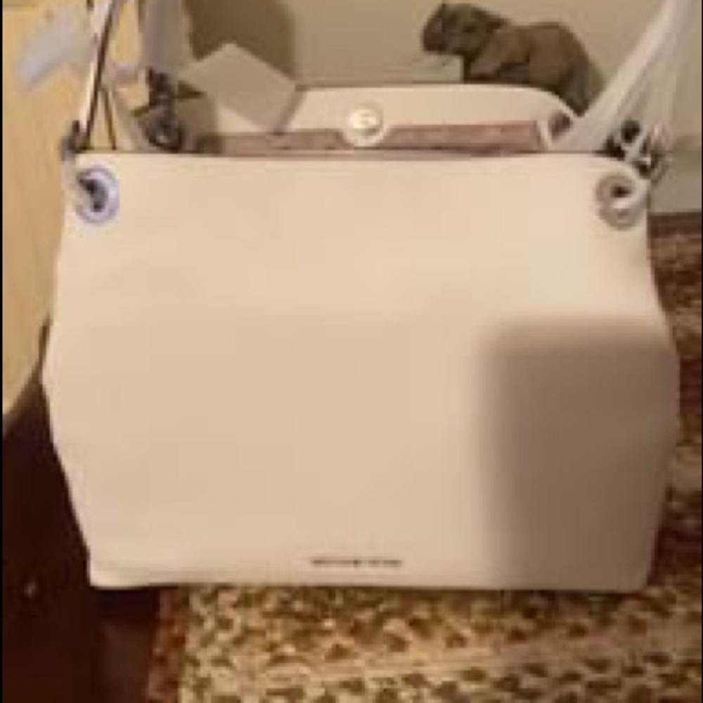 Michael Kors Optic White Satchel Bag